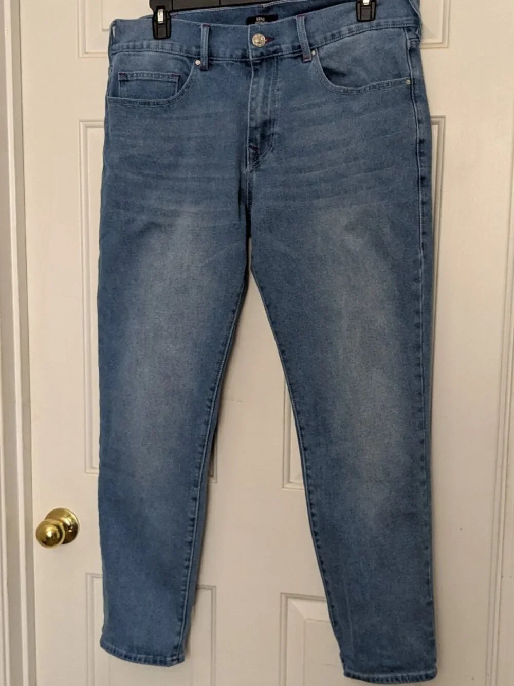 TRUE RELIGION Men's Jeans Size 34 Relaxed Straight Fit Blue